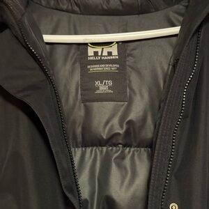 Helly Hansen Black Parka with Hood